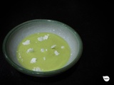 Velouté froid chou-fleur, courgette au Soup&Co