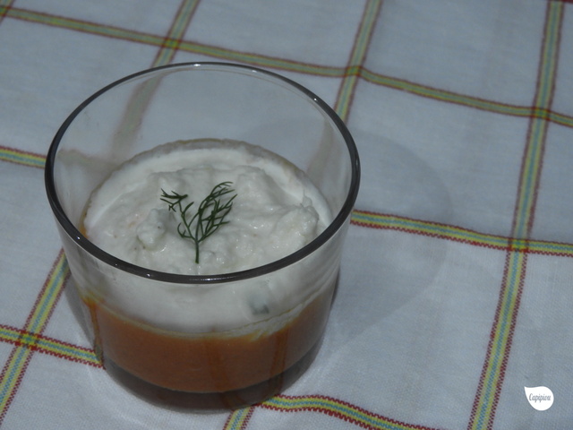 Verrine d'avocat tricolore - Croquant Fondant Gourmand