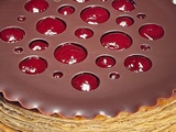 Galette des rois chocolat framboise