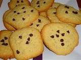 Cookies au sésame et au chocolat