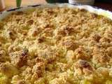 Crumble pommes curry
