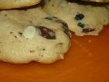 Cookies aux raisins secs et amandes