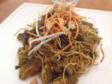 Pad thaï poulet-carottes-pousses de soja