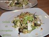 Salade de courgettes grillées