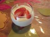 Tiramisu chocolat blanc et ses fraises