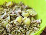 Salade de pommes de terre au thon et haricots vert