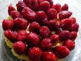 Gâteau breton aux fraises