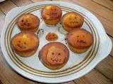 Mini cakes au potimarron et aux abricots secs (pour Halloween)