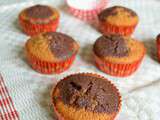 Muffins chocolat et vergeoise brune