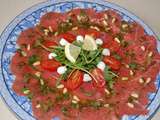 Carpaccio de boeuf