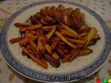 Frites de panais et de carottes (au four)