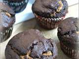 Muffins au chocolat et pâte de spéculoos