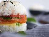 Sushi Burger au saumon