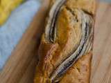 Banana bread aux noisettes {healthy, sans lactose}