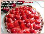 Tarte  Fraise & Crème Rhubarbe
