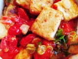Tofu frit Vietnamien aux Tomates