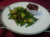 Tartare de Thon, oignons rouges et légumes verts