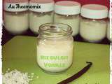 Riz au lait vanille au thermomix
