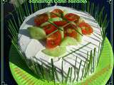 Sandwick cake suédois concombre/saumon