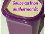 Sauce au thon légère au thermomix