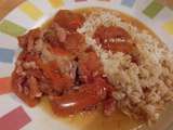 Cookéo : Rôti de porc aux tomates