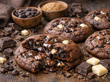 Cookies trois chocolats