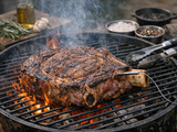 Cuisson côte de bœuf au barbecue