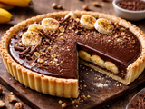 Tarte au chocolat et à la banane : recette facile