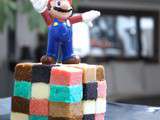 En exclusivité, Mario se bat contre le Rubicube cake