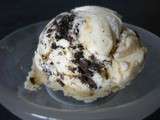 Crème glacée facile et rapide, au caramel et Oréos