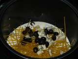 Spaghettis roquefort / olives {one pot pasta au multicuiseur}
