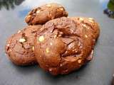 Tour en cuisine 376: Cookies chocolat et beurre de cacahuètes