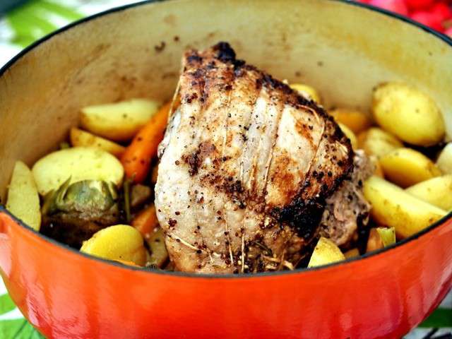 Recettes de Roti de porc a la moutarde de Chez Bergeou
