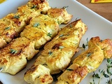 Brochettes de poulet marinées au mélange d'épices Spigol... (Cathytutu)