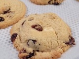 Délicieux cookies chocolat blanc et cranberries... (Cathytutu)
