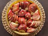Tarte aux pommes so chic à la crème de noix... (Cathytutu, Il était une fois la pâtisserie, Blog de châtaigne)