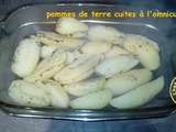 Pommes de terre cuites a l'omnicuiseur