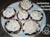 Tartelettes myrtilles meringuees