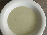 Velouté de poireaux au boursin avec le Robby robicook