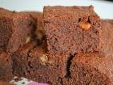 Brownies moelleux aux noix (recette Pierre Hermé)
