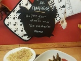 Asperges vertes au Serrano du Petit Bistro