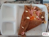 Galette de Sarrasin au vieux chèvre et lait ribot
