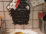 Haut de cuisse de Poulet cajun et son riz épicé, à l’AirFryer, au Petit Bistro