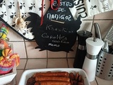 Knacki, chorizo, carottes au Massalé