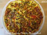 Tarte aux Moules, Tomates et Roquefort, du Petit bistro
