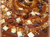 🌞 cake fondant au beurre noisette coeur streusel chocolat 🌞