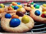 Cookies américains m&ms ou crunch chocolats