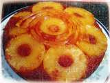 Gâteau rhum/ananas caramélisé