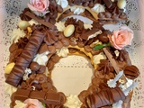 🧁Number cake ganache chocolat et crème mascarpone vanille 🧁