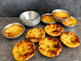 Petits flans façon   pastéis de nata  